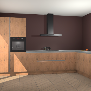 Astoria Eiken greeploze keuken Napels 51888