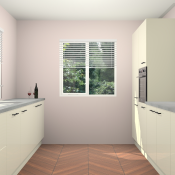 Magnolia hoogglans keuken Lusaka 47112