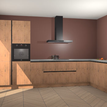 Astoria Eiken greeploze keuken Napels 51891