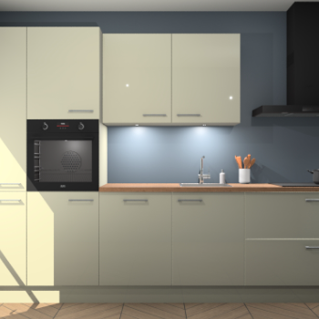 Magnolia hoogglans keuken Groenland 46495