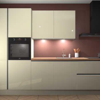 Magnolia hoogglans greeploze keuken Groenland 46503