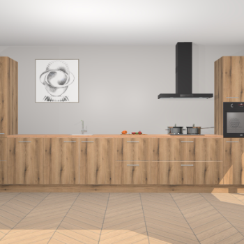 Goud Eiken keuken Barentsburg 92085