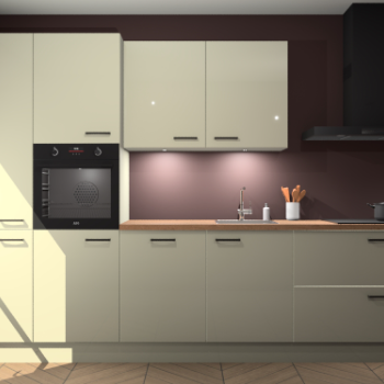 Magnolia hoogglans keuken Groenland 46505