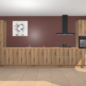 Goud Eiken keuken Barentsburg 92086