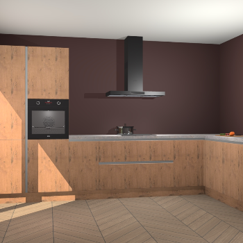 Astoria Eiken greeploze keuken Napels 51906