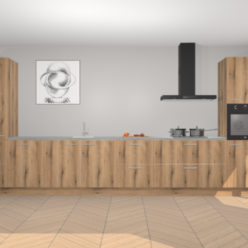 Goud Eiken keuken Barentsburg 92091