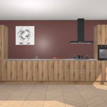 Goud Eiken keuken Barentsburg 92092