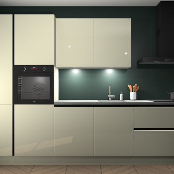 Magnolia hoogglans greeploze keuken Groenland 46549