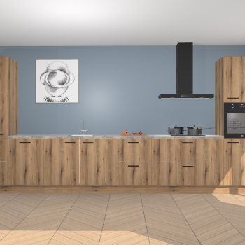 Goud Eiken keuken Barentsburg 92106