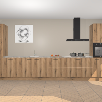 Goud Eiken keuken Barentsburg 92107