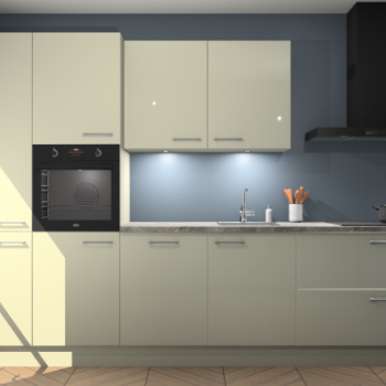 Magnolia hoogglans keuken Groenland 46556