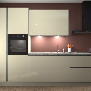 Magnolia hoogglans greeploze keuken Groenland 46558