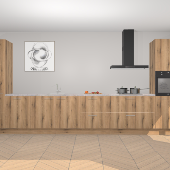 Goud Eiken keuken Barentsburg 92109