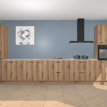 Goud Eiken keuken Barentsburg 92112