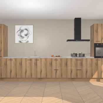 Goud Eiken keuken Barentsburg 92113