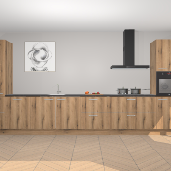 Goud Eiken keuken Barentsburg 92116