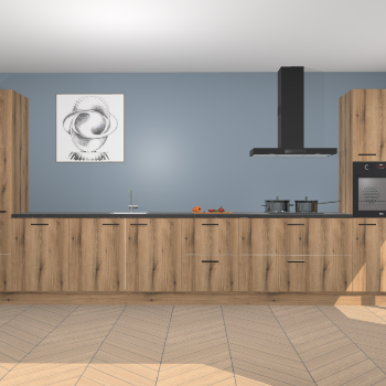 Goud Eiken keuken Barentsburg 92119