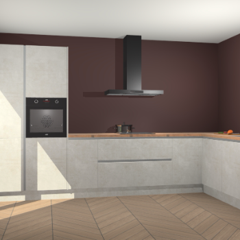 Beton Opal greeploze keuken Napels 53436