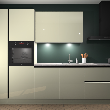 Magnolia hoogglans greeploze keuken Groenland 46570