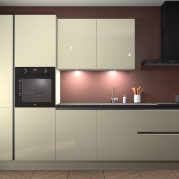 Magnolia hoogglans greeploze keuken Groenland 46573