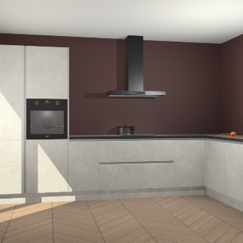 Beton Opal greeploze keuken Napels 53503