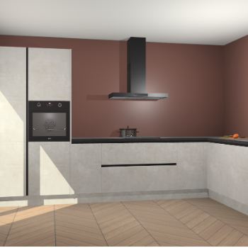 Beton Opal greeploze keuken Napels 53506