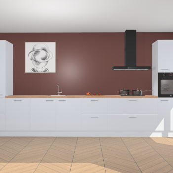 Sneeuwwitte hoogglans keuken Barentsburg 92165