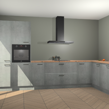 Beton Parelgrijs keuken Napels 55908