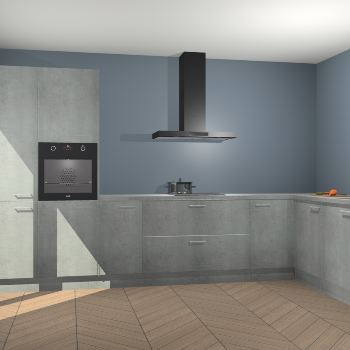 Beton Parelgrijs keuken Napels 55972