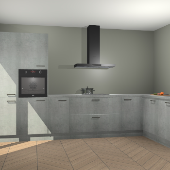 Beton Parelgrijs keuken Napels 55975