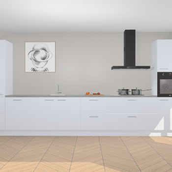 Sneeuwwitte hoogglans keuken Barentsburg 92173