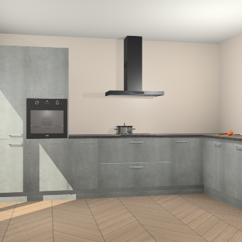 Beton Parelgrijs keuken Napels 55977