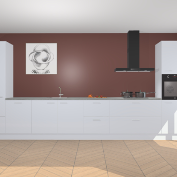 Sneeuwwitte hoogglans keuken Barentsburg 92174