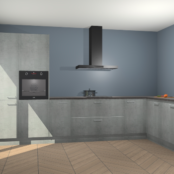 Beton Parelgrijs keuken Napels 55978