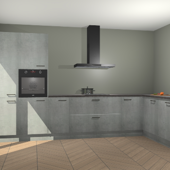 Beton Parelgrijs keuken Napels 55981