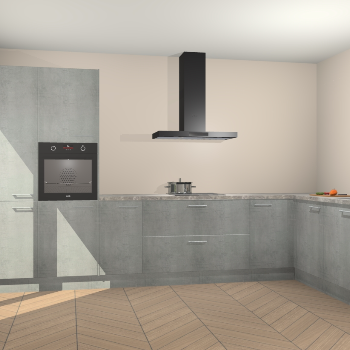 Beton Parelgrijs keuken Napels 55983