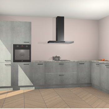 Beton Parelgrijs keuken Napels 55986