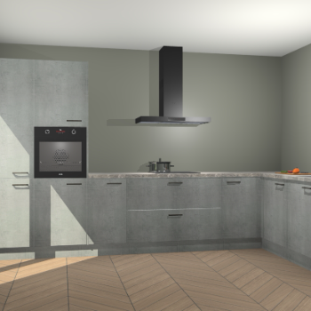 Beton Parelgrijs keuken Napels 55987