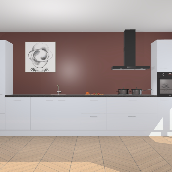 Sneeuwwitte hoogglans keuken Barentsburg 92182