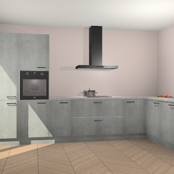 Beton Parelgrijs keuken Napels 55992