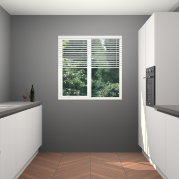 Zijdegrijze greeploze keuken Lusaka 44830