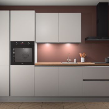 Zijdegrijze greeploze keuken Groenland 47446