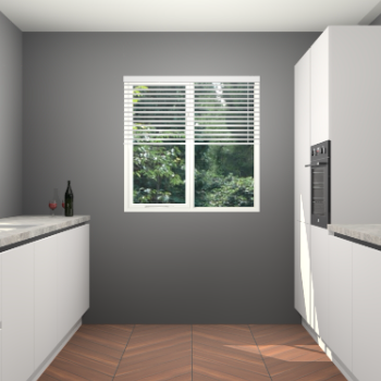 Zijdegrijze greeploze keuken Lusaka 45302