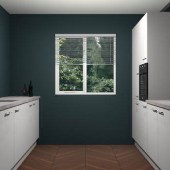 Zijdegrijze keuken Lusaka 45307