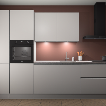 Zijdegrijze greeploze keuken Groenland 47568