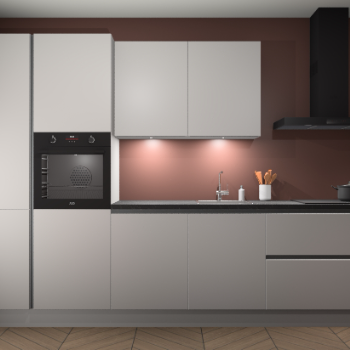 Zijdegrijze greeploze keuken Groenland 47574