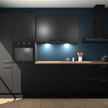 Zwarte keuken Groenland 50095