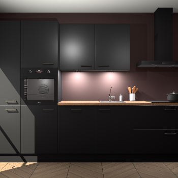 Zwarte keuken Groenland 50096