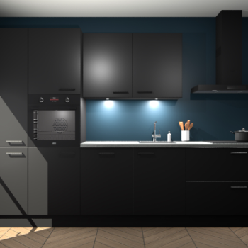 Zwarte keuken Groenland 50122