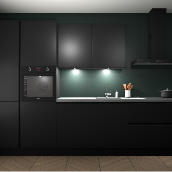 Zwarte greeploze keuken Groenland 50124